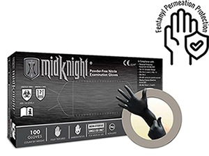 MICROFLEX MidKnight Nitrile Gloves